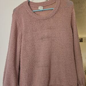 A New Day Soft Mauve Crew Neck Sweater